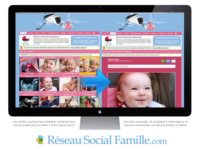Partager la naissance et ses photos de bébé en toute sécurité : postez les photos de votre bébé en toute sécurité