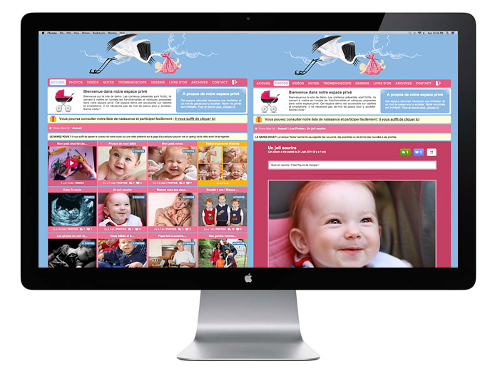 Idéal pour créer l'espace privé de bébé et partager avec vos proches en toute sécurité
