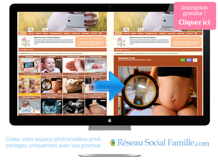 Créez votre blog grossesse privé et partagez vos photos en toute sécurité