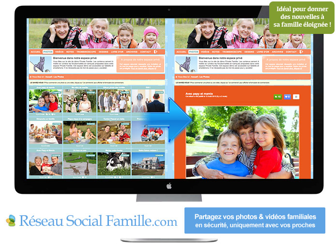 Créer un réseau social famille privé : inscription gratuite