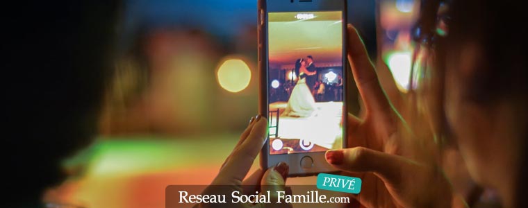 Partage de vidéos de famille sur Internet